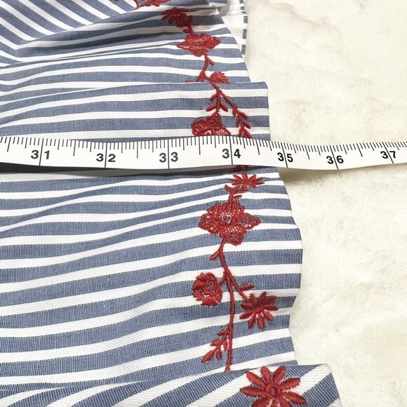 Draper James Blue and White Striped Dress - Picture 15 of 15